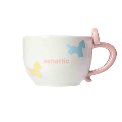 ashattic Rotating Teacup Scented Candle — Earl Grey Milk Tea