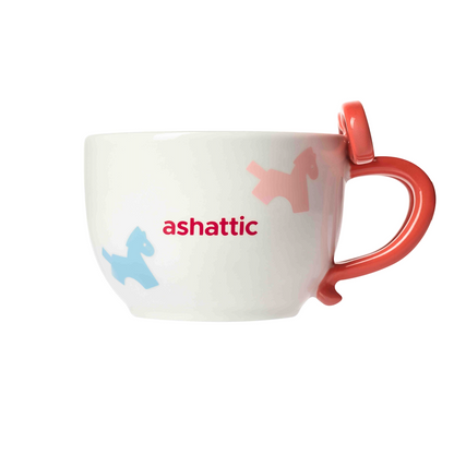 ashattic Rotating Teacup Scented Candle — Coffee Black Tea